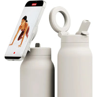 Flexi Maison Gourde Isotherme Avec Support Téléphone Magnétique