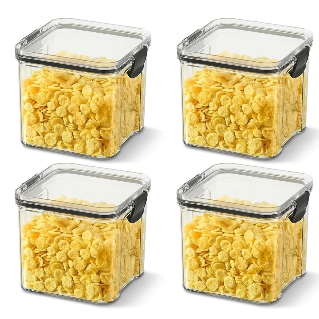 Flexi Maison Boîte de conservation alimentaire hermétique transparente