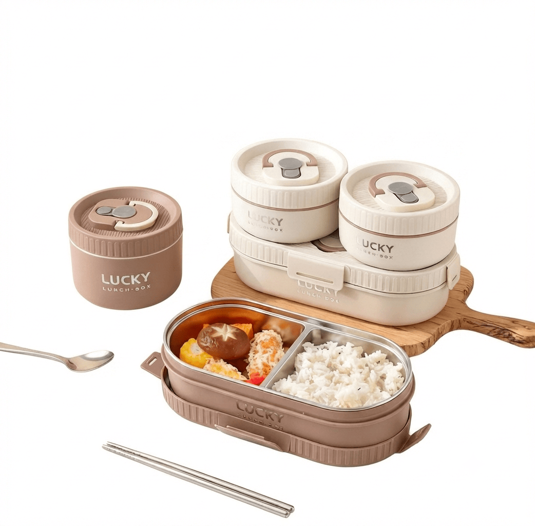 Flexi Maison Boîte Repas A Emporter Acier Inoxydable Isotherme