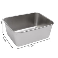 Flexi Maison Boîte Repas A Emporter Sans Couvercle Rectangulaire