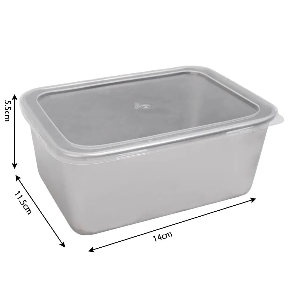 Flexi Maison Boîte Repas A Emporter Sans Couvercle Rectangulaire