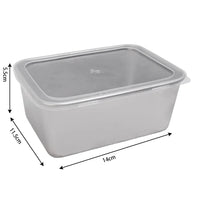 Flexi Maison Boîte Repas A Emporter Sans Couvercle Rectangulaire