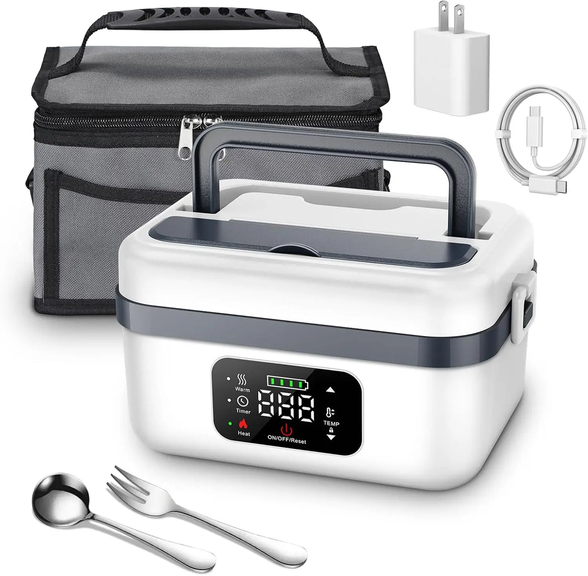 Flexi Maison Boîte Repas A Emporter Sans Fil Chauffante