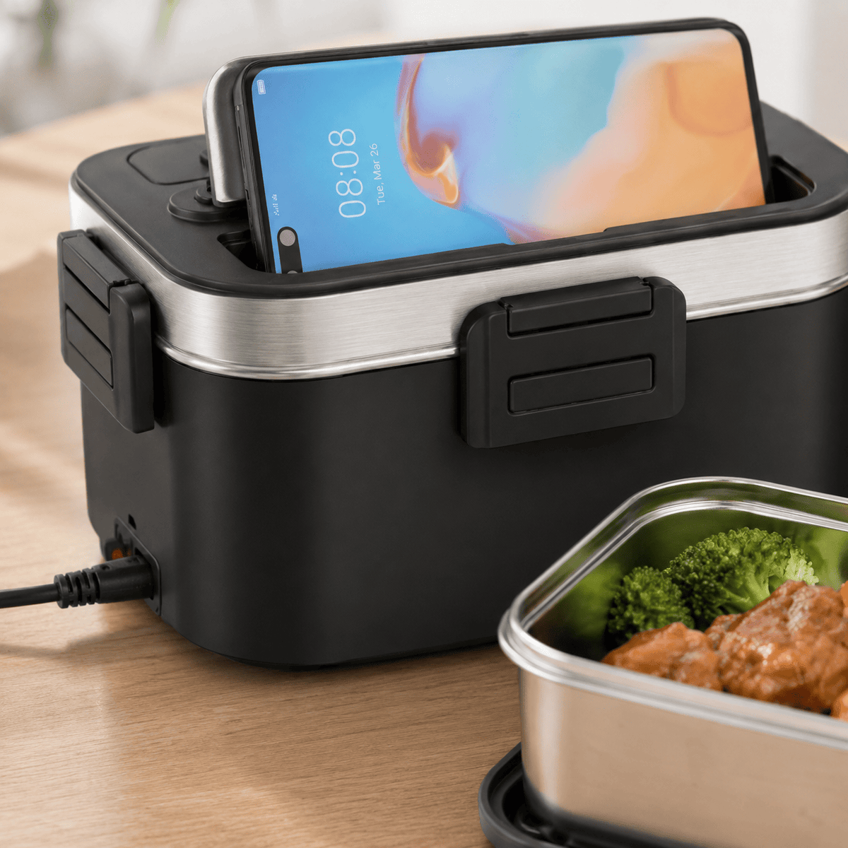Flexi Maison Boîte Repas Acier Inoxydable Électrique