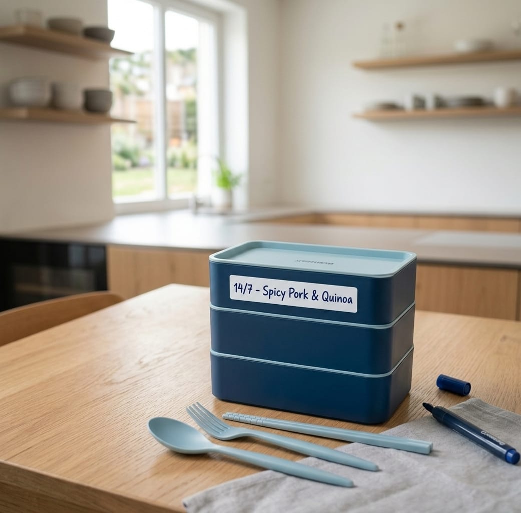 Flexi Maison Boîte Repas Avec Couverts Isotherme