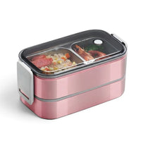 Flexi Maison Boîte Repas Double Couche Blanc