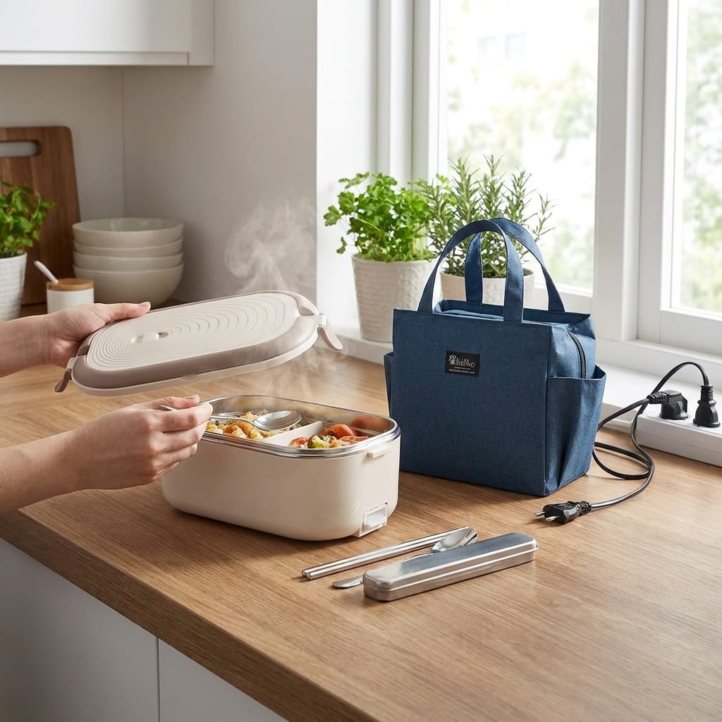 Flexi Maison Boîte Repas Électrique Acier Inoxydable