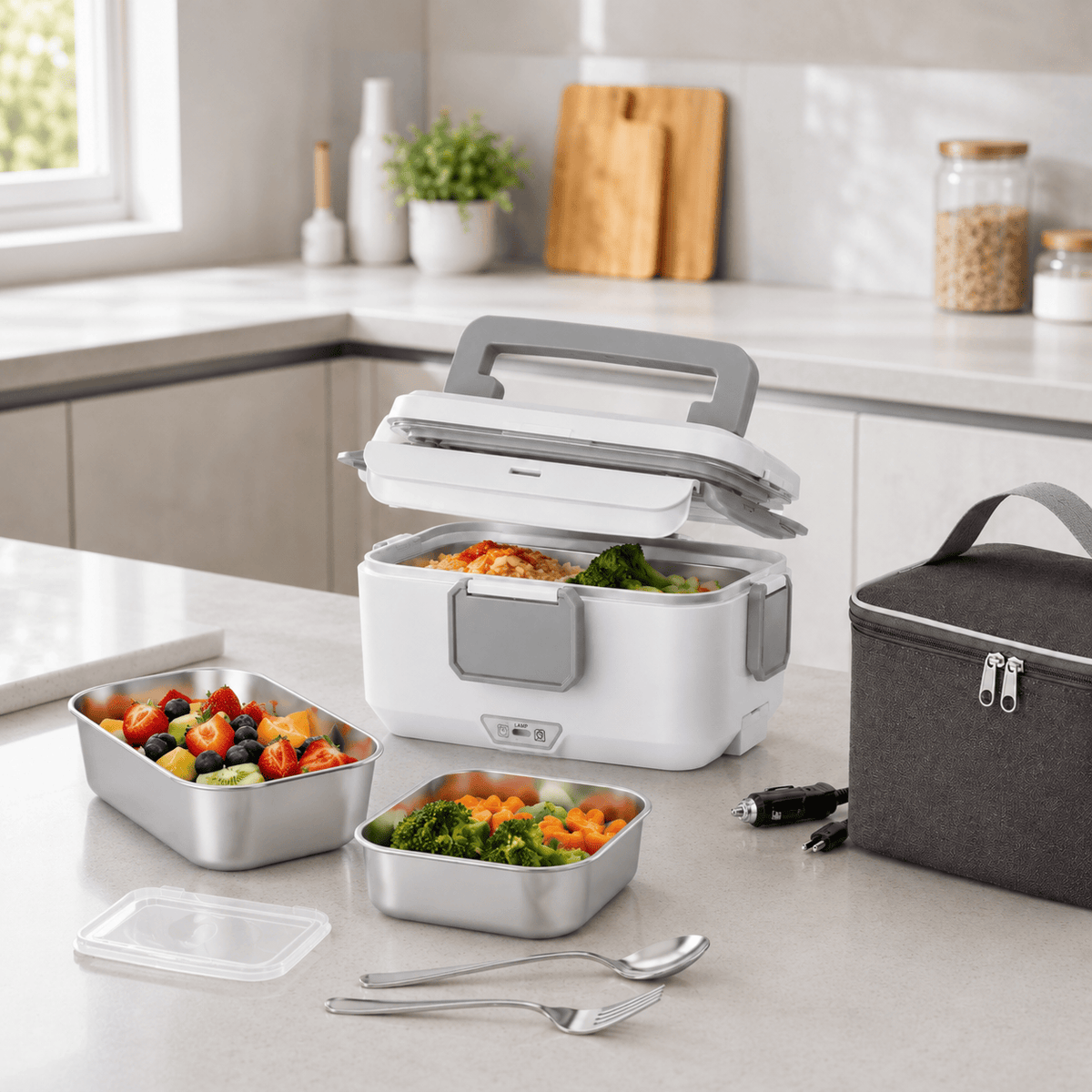Flexi Maison Boîte Repas Électrique Chauffante