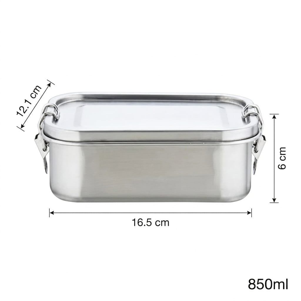Flexi Maison Boîte Repas en Acier Inoxydable Hermétique