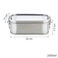 Flexi Maison Boîte Repas en Acier Inoxydable Hermétique