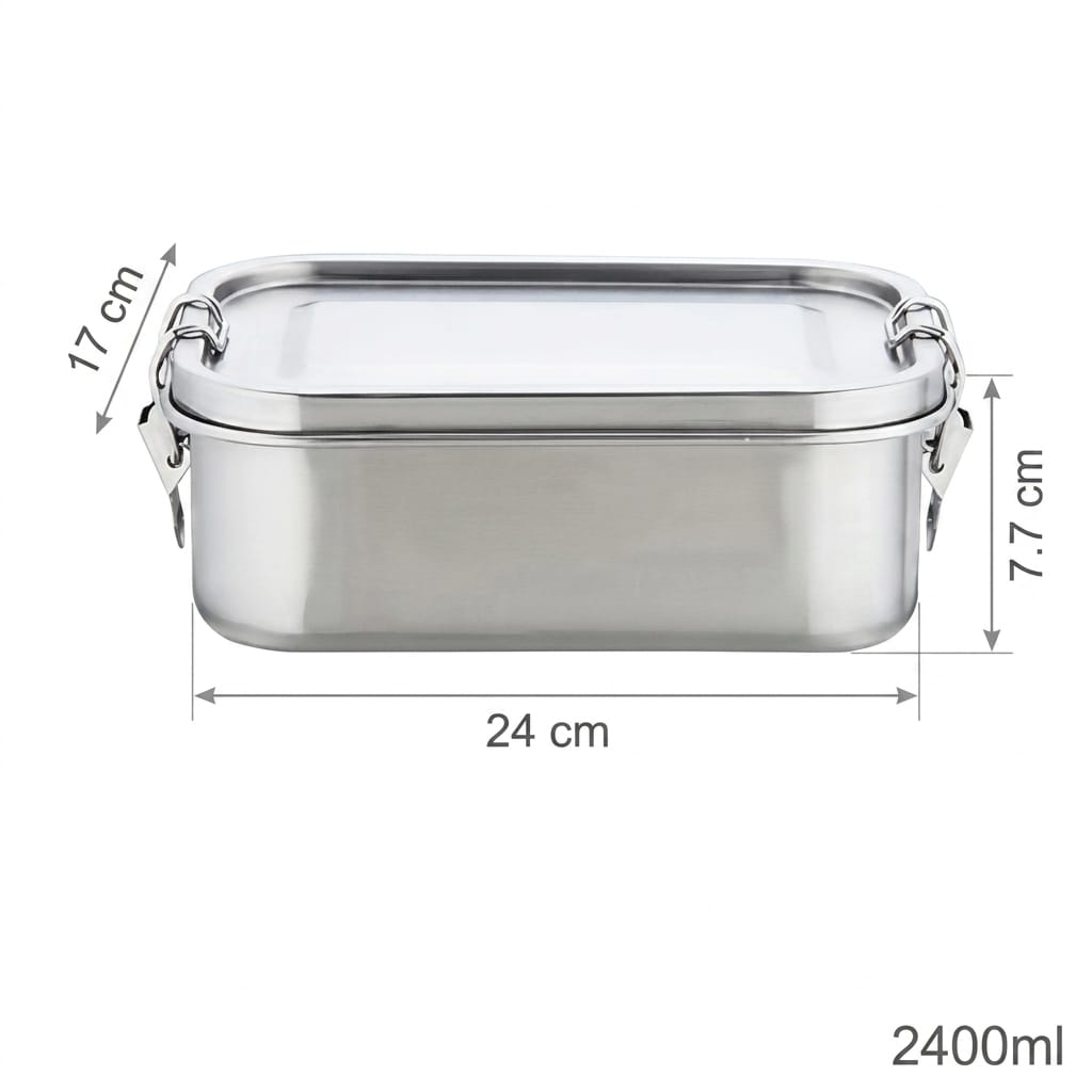 Flexi Maison Boîte Repas en Acier Inoxydable Hermétique