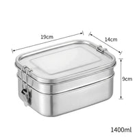 Flexi Maison Boîte Repas en Acier Inoxydable Hermétique