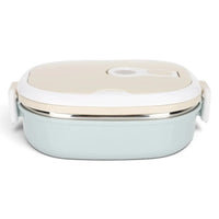 Flexi Maison Boîte Repas En Acier Inoxydable Ovale