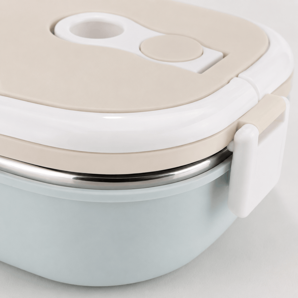 Flexi Maison Boîte Repas En Acier Inoxydable Ovale