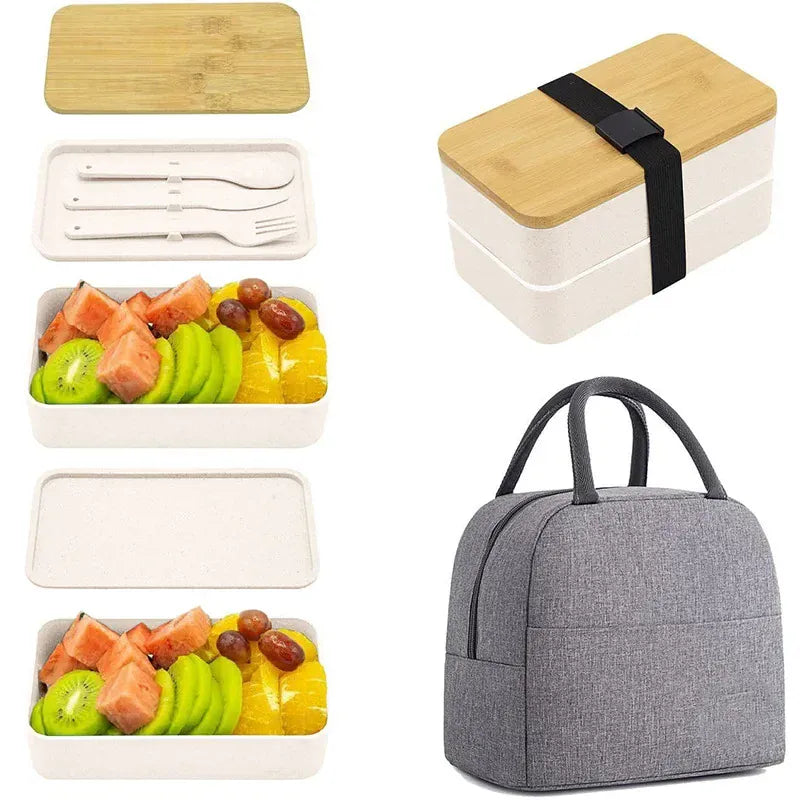 Flexi Maison Boîte Repas En Bois Hermétique