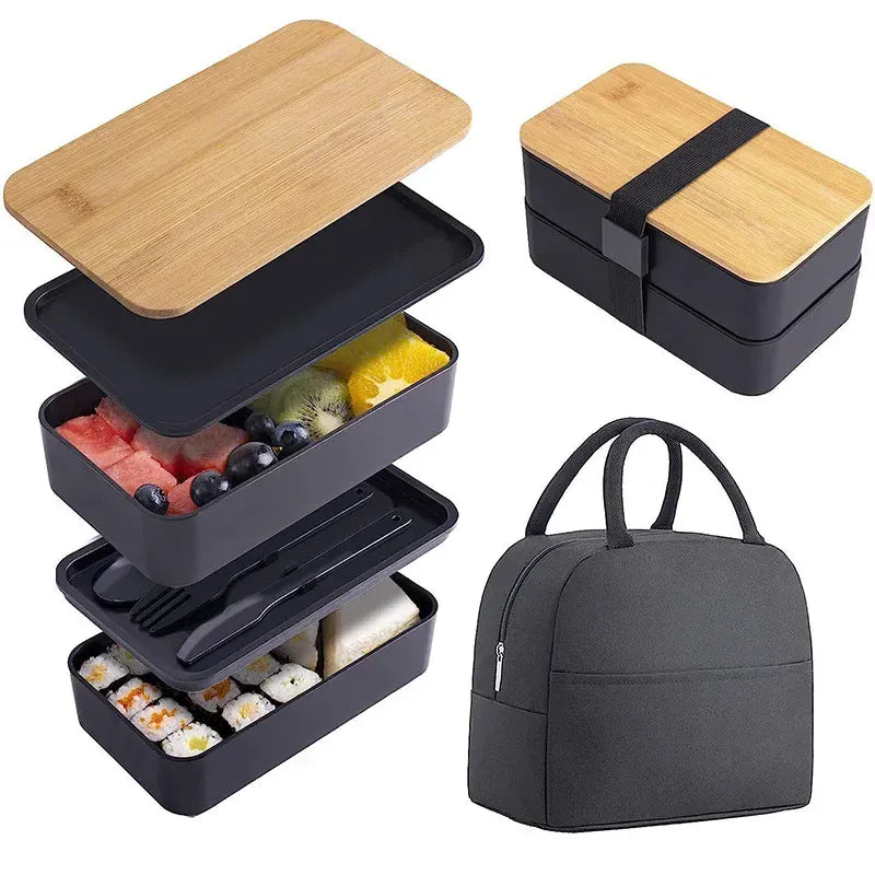 Flexi Maison Boîte Repas En Bois Hermétique