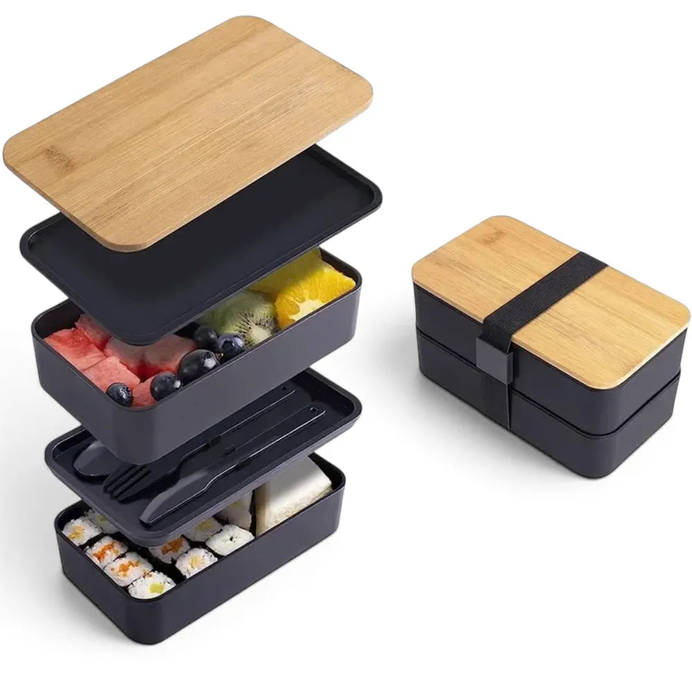 Flexi Maison Boîte Repas En Bois Hermétique