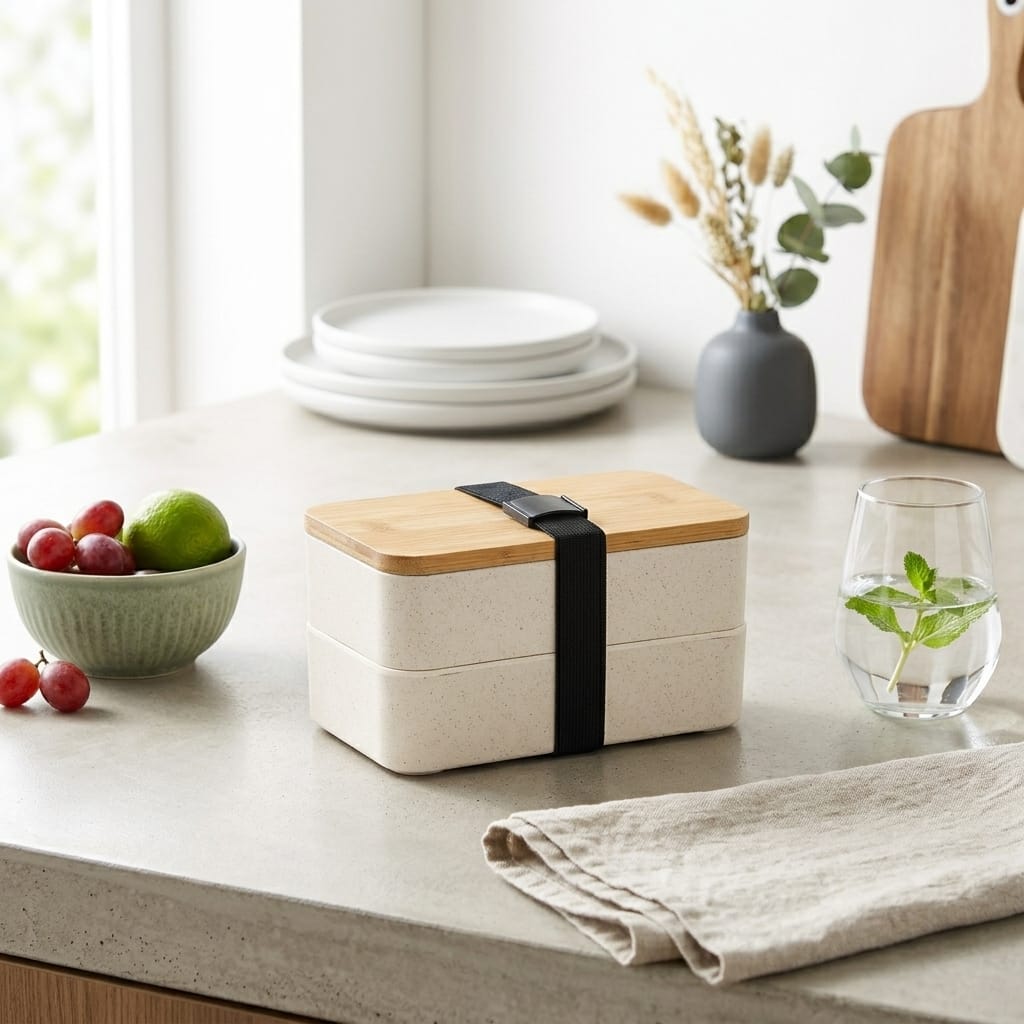 Flexi Maison Boîte Repas En Bois Hermétique