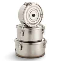 Flexi Maison Boîte Repas En Inox Ronde