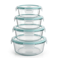 Flexi Maison Boîte Repas Ronde En Verre Borosilicaté
