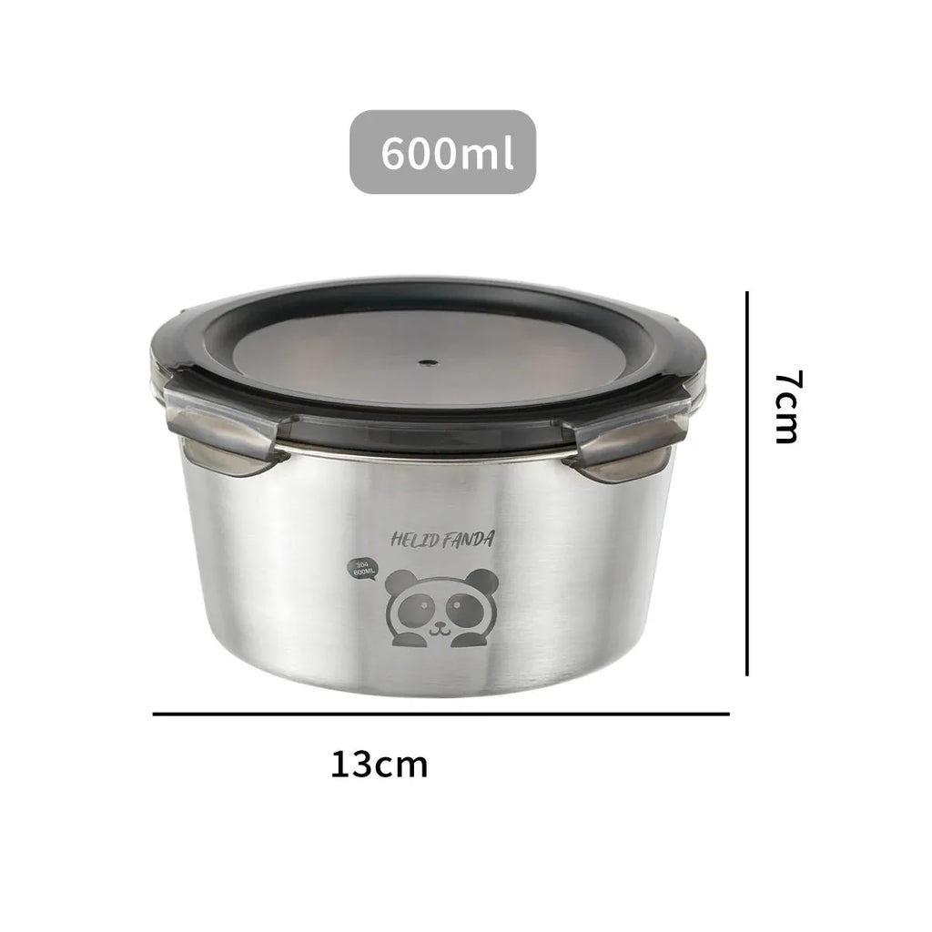 Flexi Maison Boîte Repas Ronde Panda