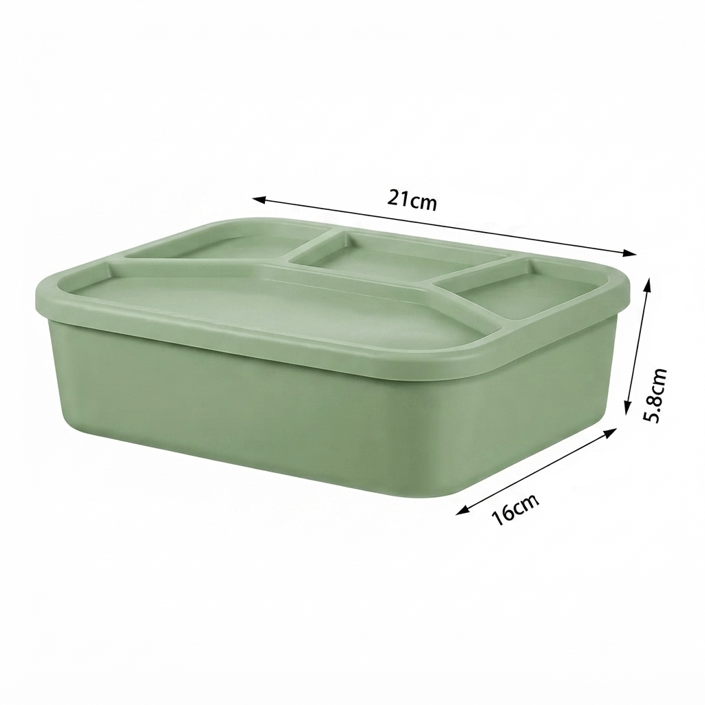 Flexi Maison Boîte Repas Toutes Saisons En Silicone Rectangulaire