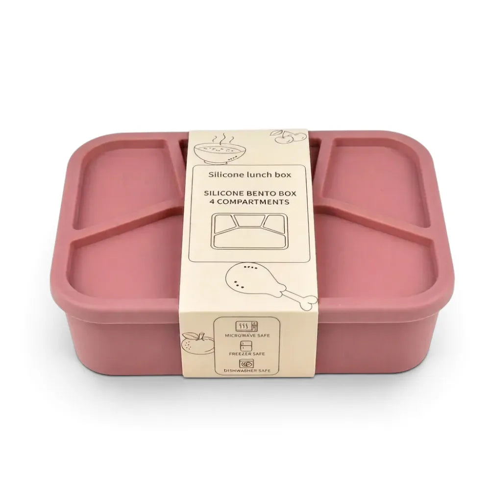 Flexi Maison Boîte Repas Toutes Saisons En Silicone Rectangulaire
