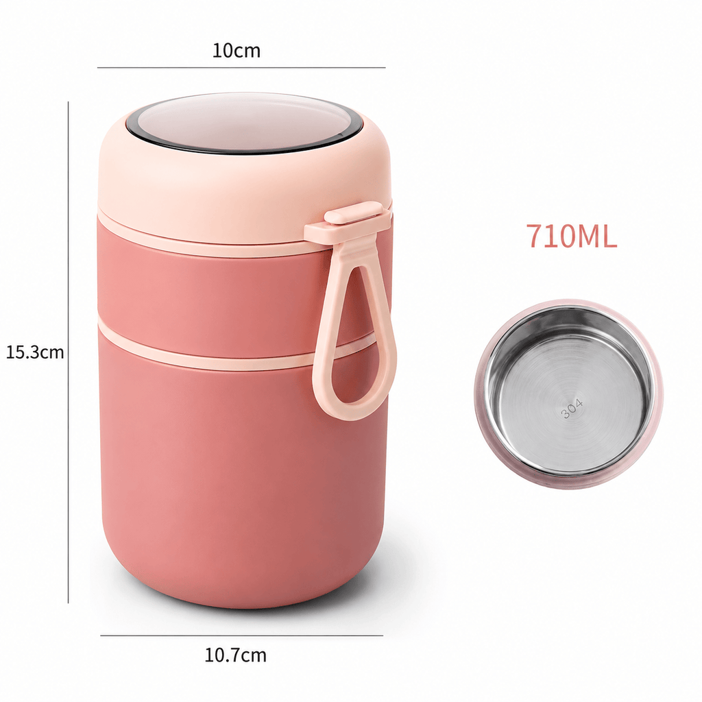 Flexi Maison Boîte Repas Toutes Saisons Isotherme En Acier