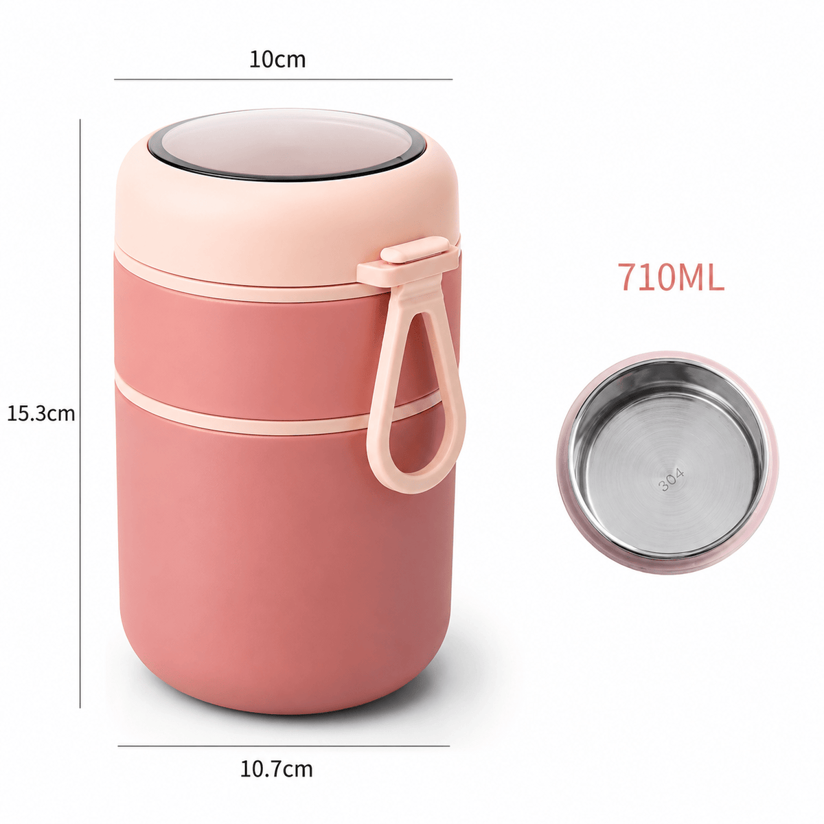 Flexi Maison Boîte Repas Toutes Saisons Isotherme En Acier