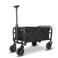 Flexi Maison Chariot de camping pliable noir à roues tout-terrain