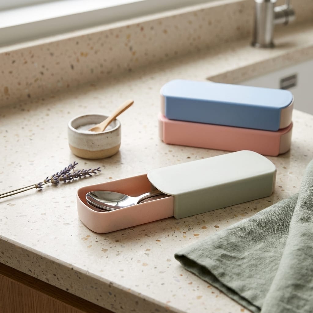 Flexi Maison Couverts En Acier Inoxydable De Voyage