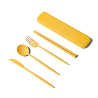 Flexi Maison Couverts En Paille De Blé De Voyage