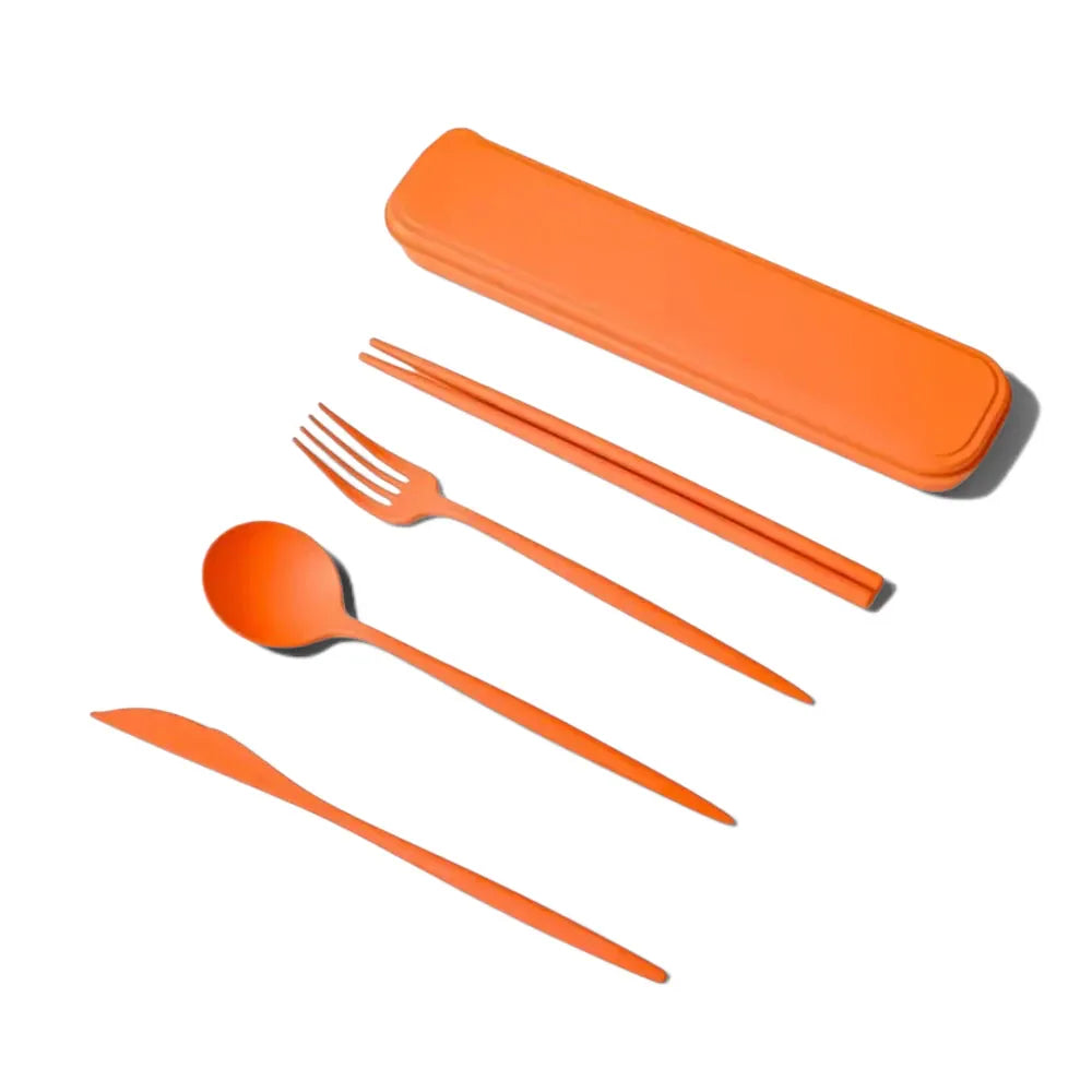Flexi Maison Couverts En Paille De Blé De Voyage