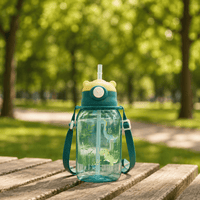 Flexi Maison Gourde Avec Paille Pour Enfant