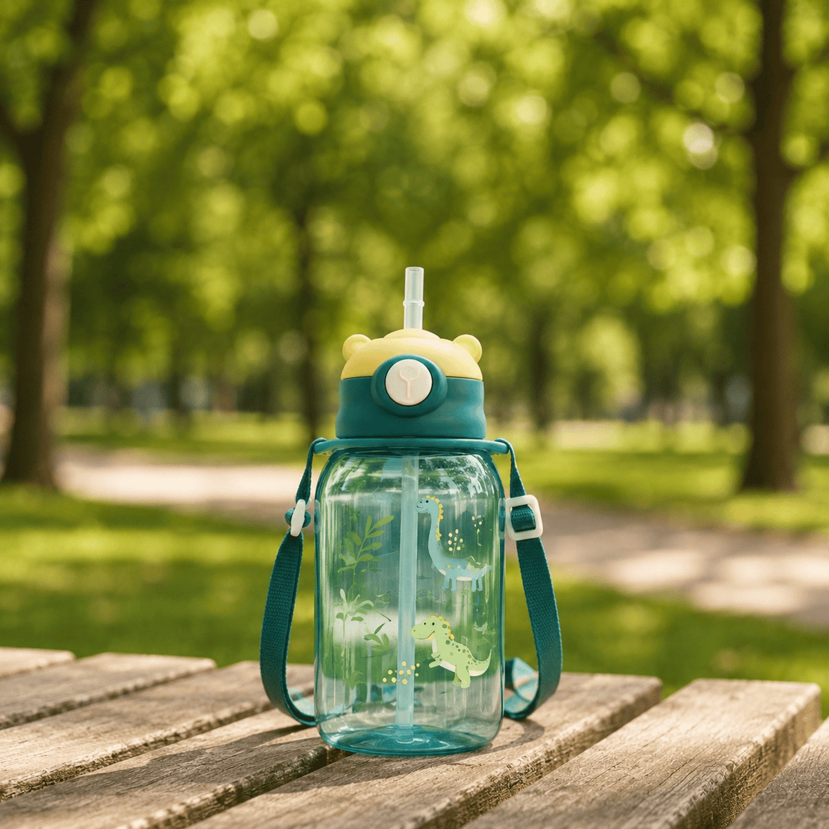 Flexi Maison Gourde Avec Paille Pour Enfant