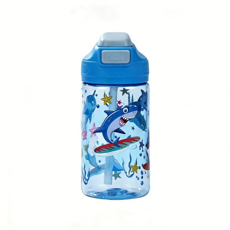 Flexi Maison Gourde Enfant Dinosaure Avec Paille