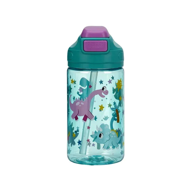 Flexi Maison Gourde Enfant Dinosaure Avec Paille