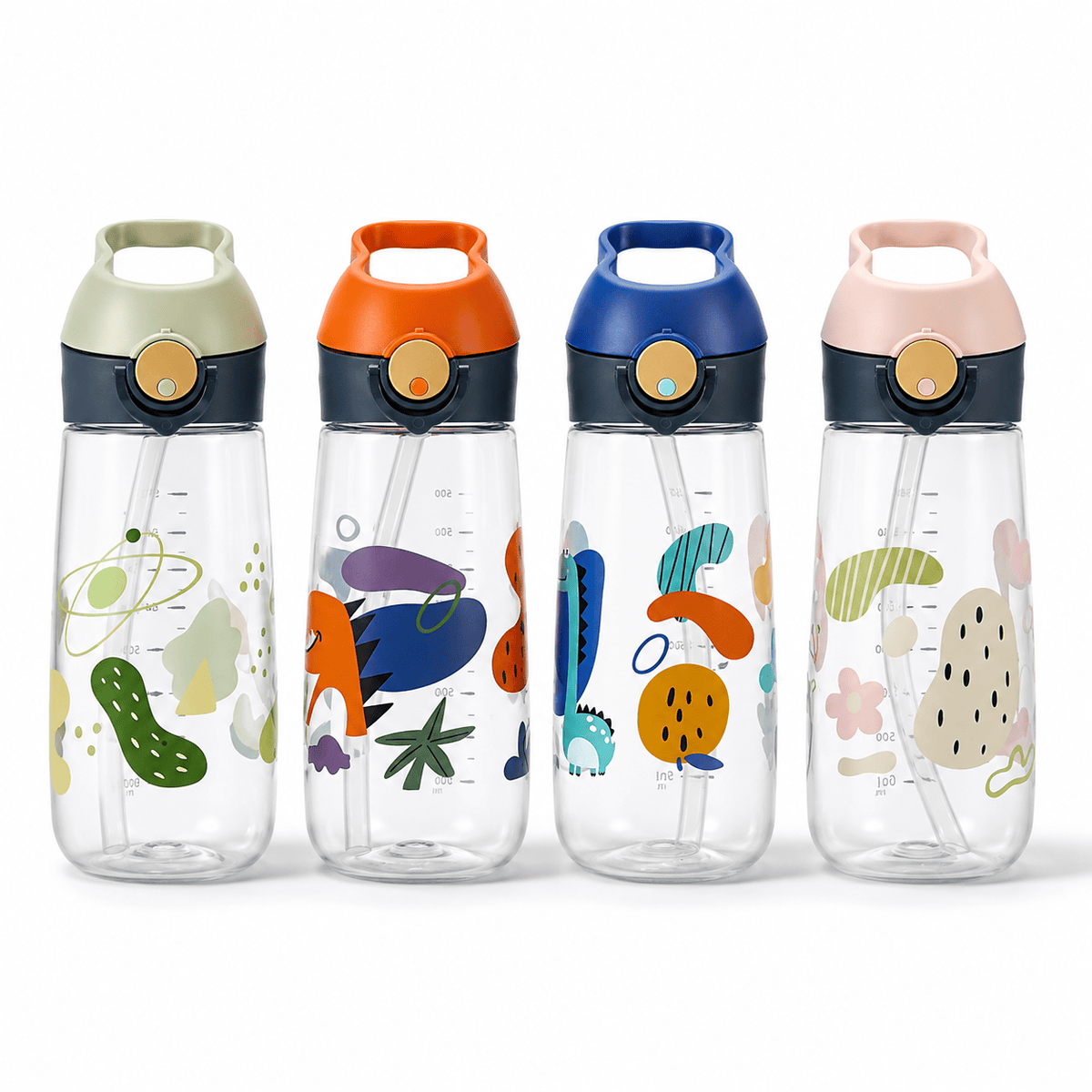 Flexi Maison Gourde Enfant En Tritan Avec Paille