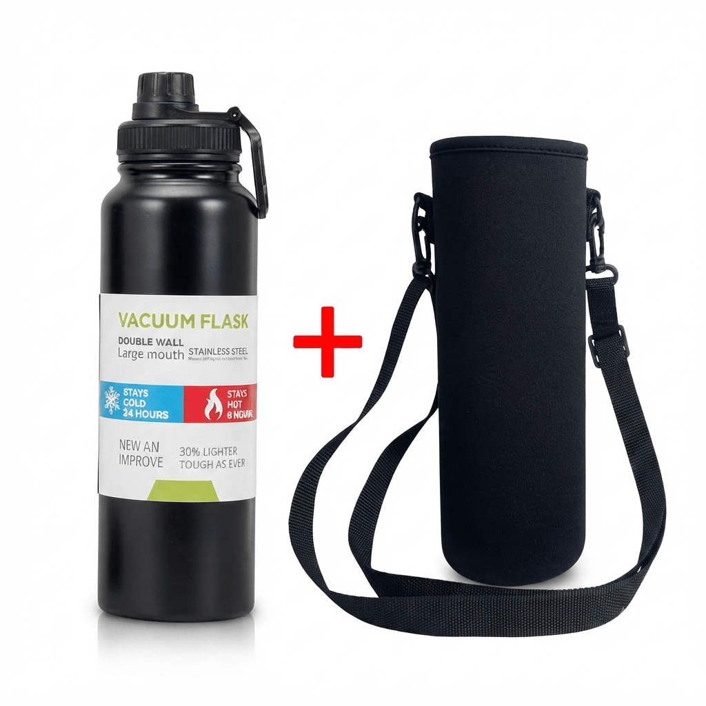 Flexi Maison Gourde Isotherme En Acier Inoxydable