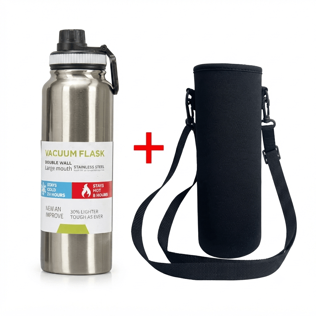 Flexi Maison Gourde Isotherme En Acier Inoxydable
