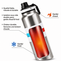 Flexi Maison Gourde Isotherme En Acier Inoxydable
