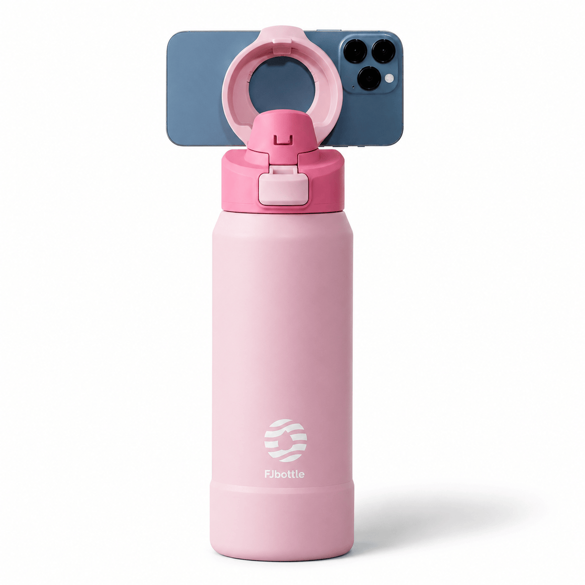 Flexi Maison Gourde isotherme en inox avec support téléphone magnétique