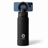 Flexi Maison Gourde isotherme en inox avec support téléphone magnétique