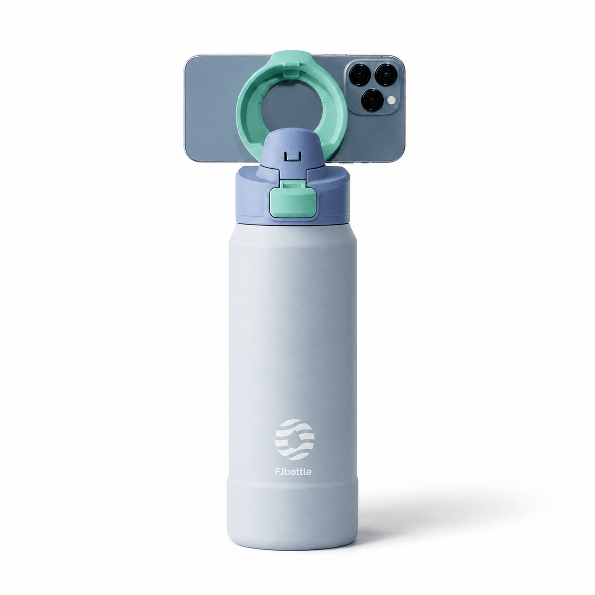 Flexi Maison Gourde isotherme en inox avec support téléphone magnétique