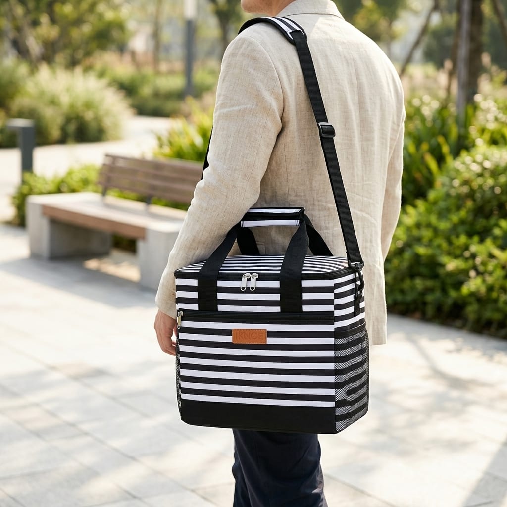 Flexi Maison Lunch Bag Été Isotherme Rayé