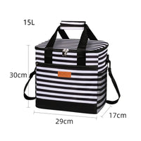 Flexi Maison Lunch Bag Été Isotherme Rayé