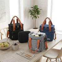 Flexi Maison Lunch Bag Isotherme Double Compartiment Elegant
