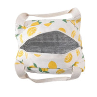 Flexi Maison Lunch Bag Isotherme En Coton Et Lin