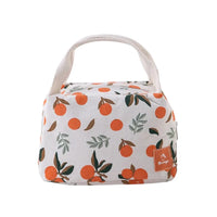 Flexi Maison Lunch Bag Isotherme En Coton Et Lin