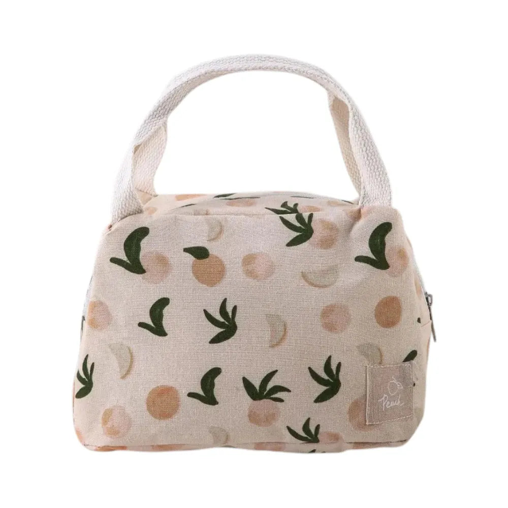 Flexi Maison Lunch Bag Isotherme En Coton Et Lin